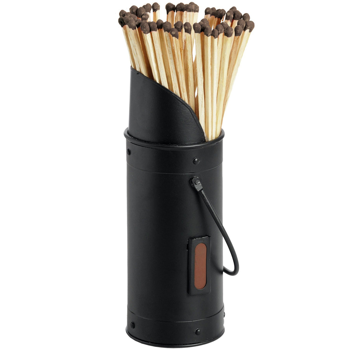 Black Matchstick Holder with 60 Matches - view 2