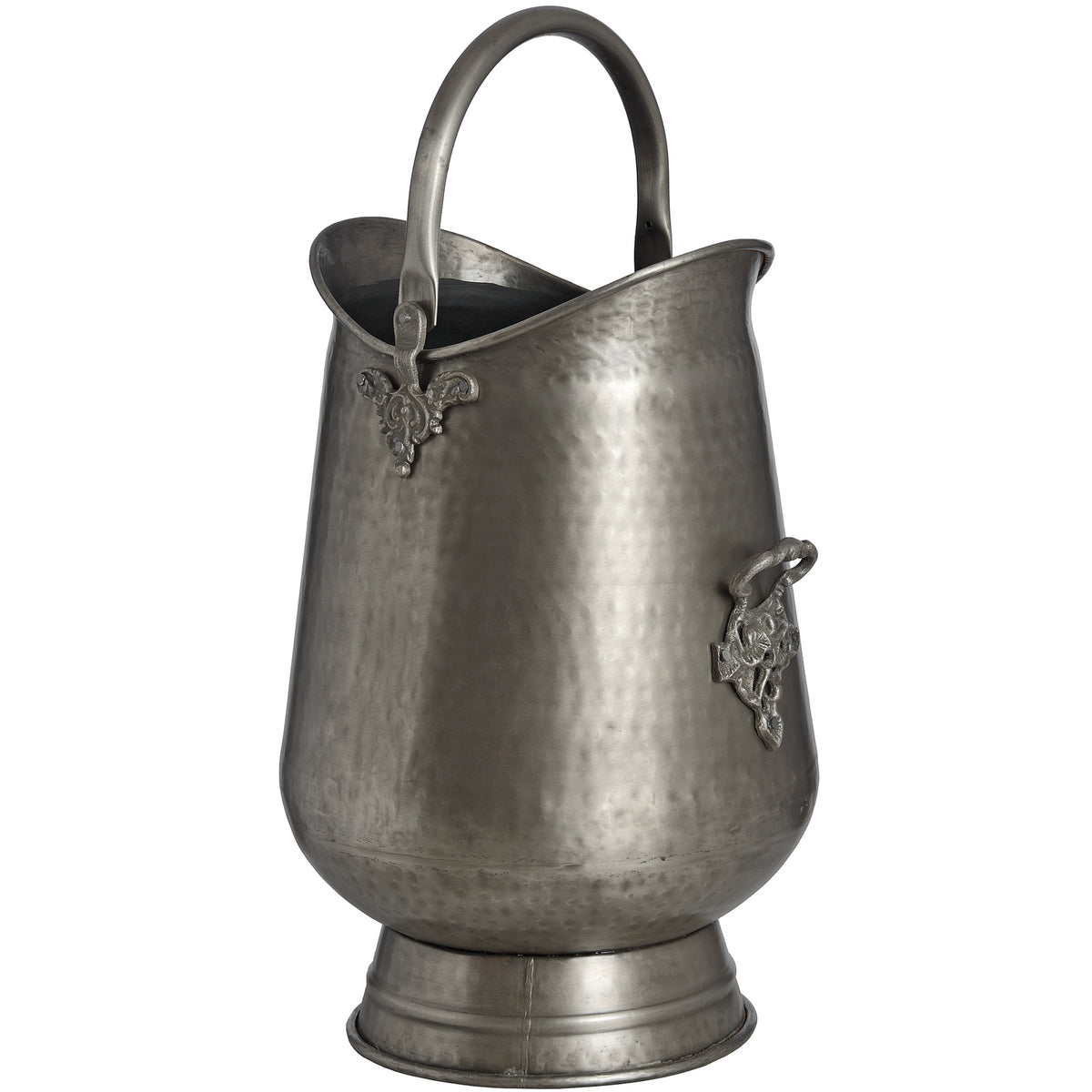 Antique Pewter Coal Bucket - view 2