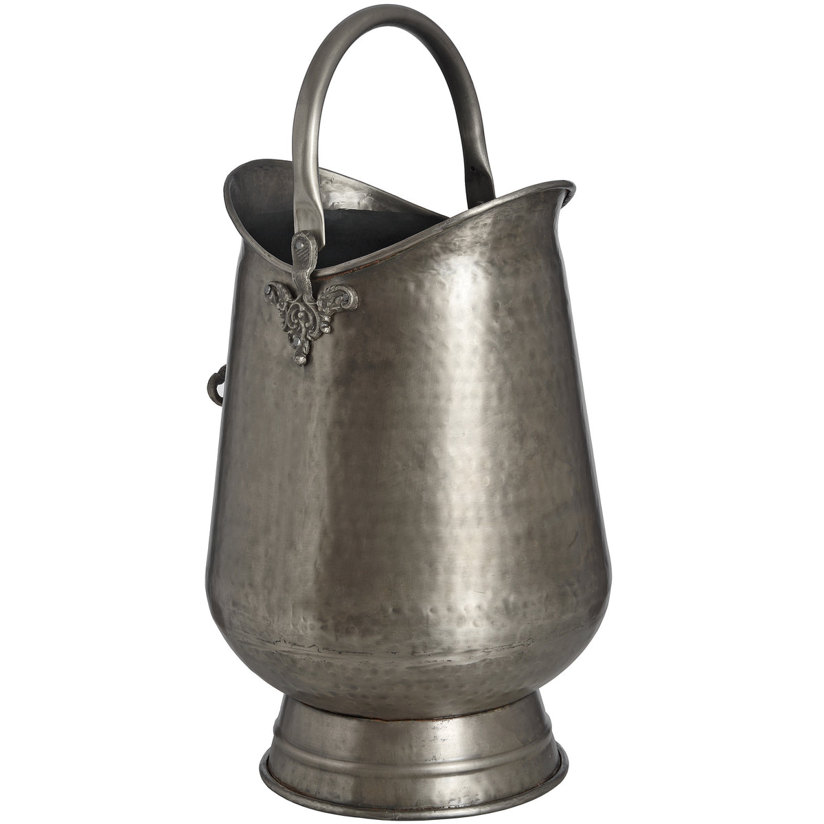 Antique Pewter Coal Bucket - view 3