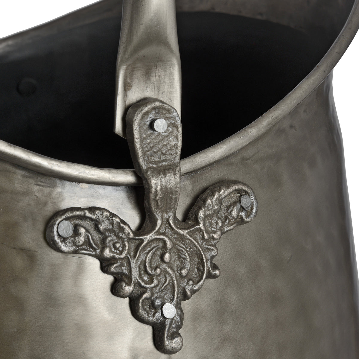 Antique Pewter Coal Bucket - view 5