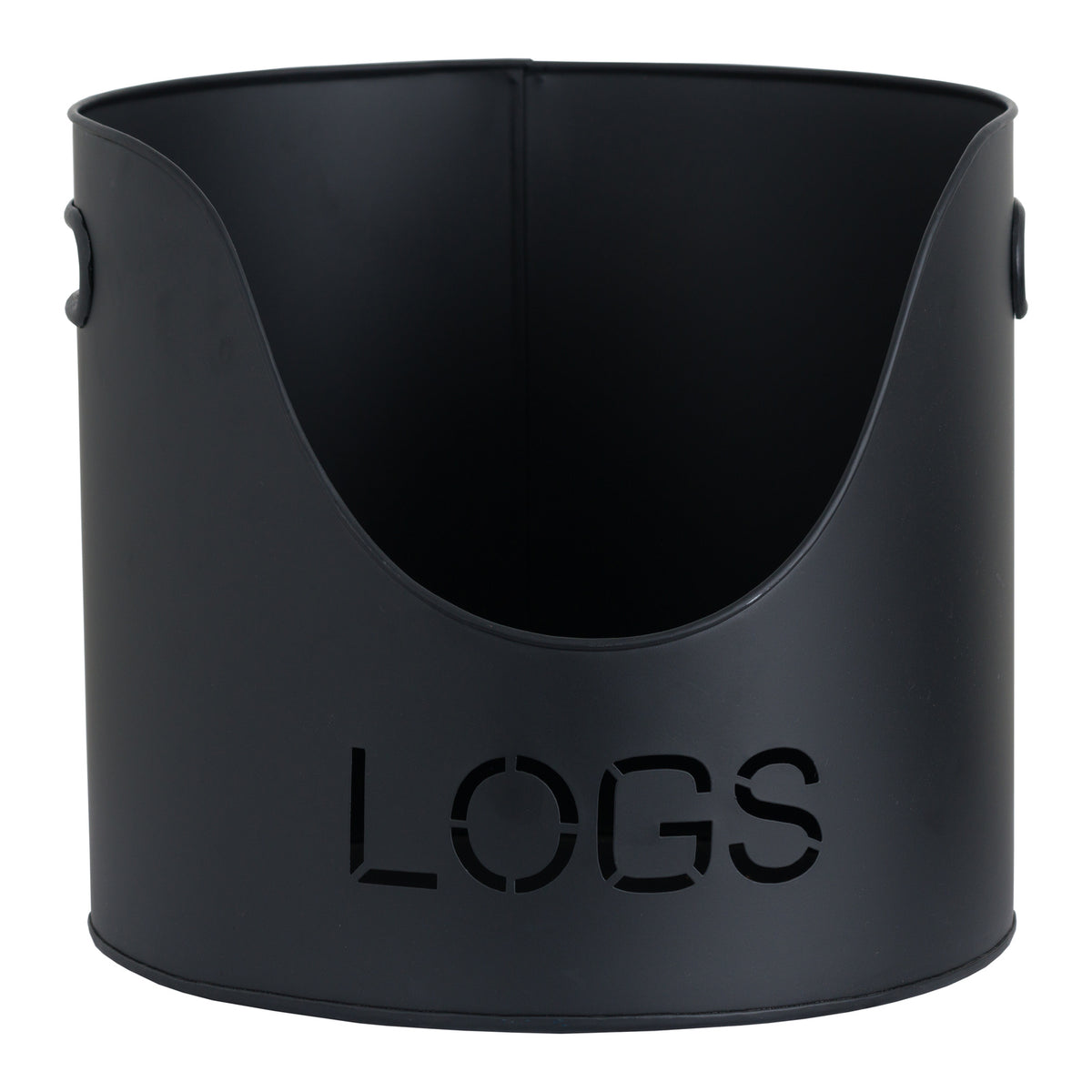 Black Finish Logs And Kindling Buckets & Matchstick Holder - view 3