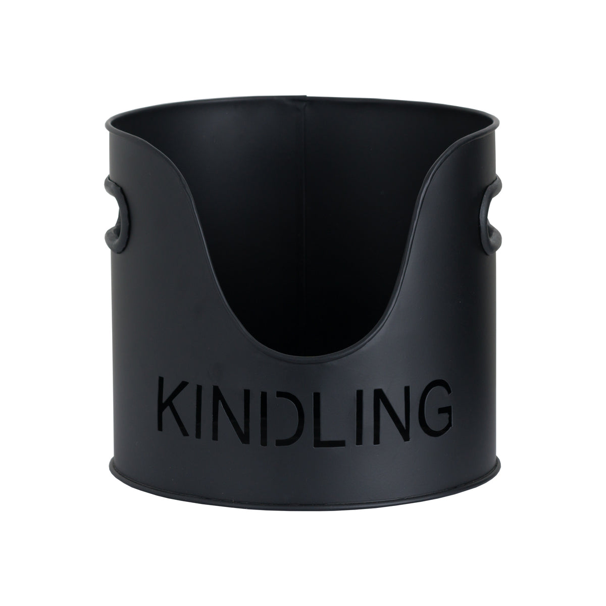 Black Finish Logs And Kindling Buckets & Matchstick Holder - view 4