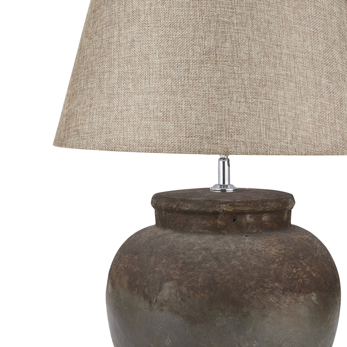 Castello Aged Stone Ceramic Table Lamp - view 3