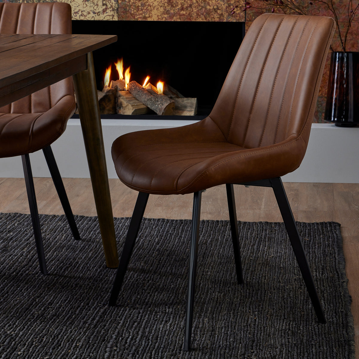 Malmo Tan Dining Chair - view 5