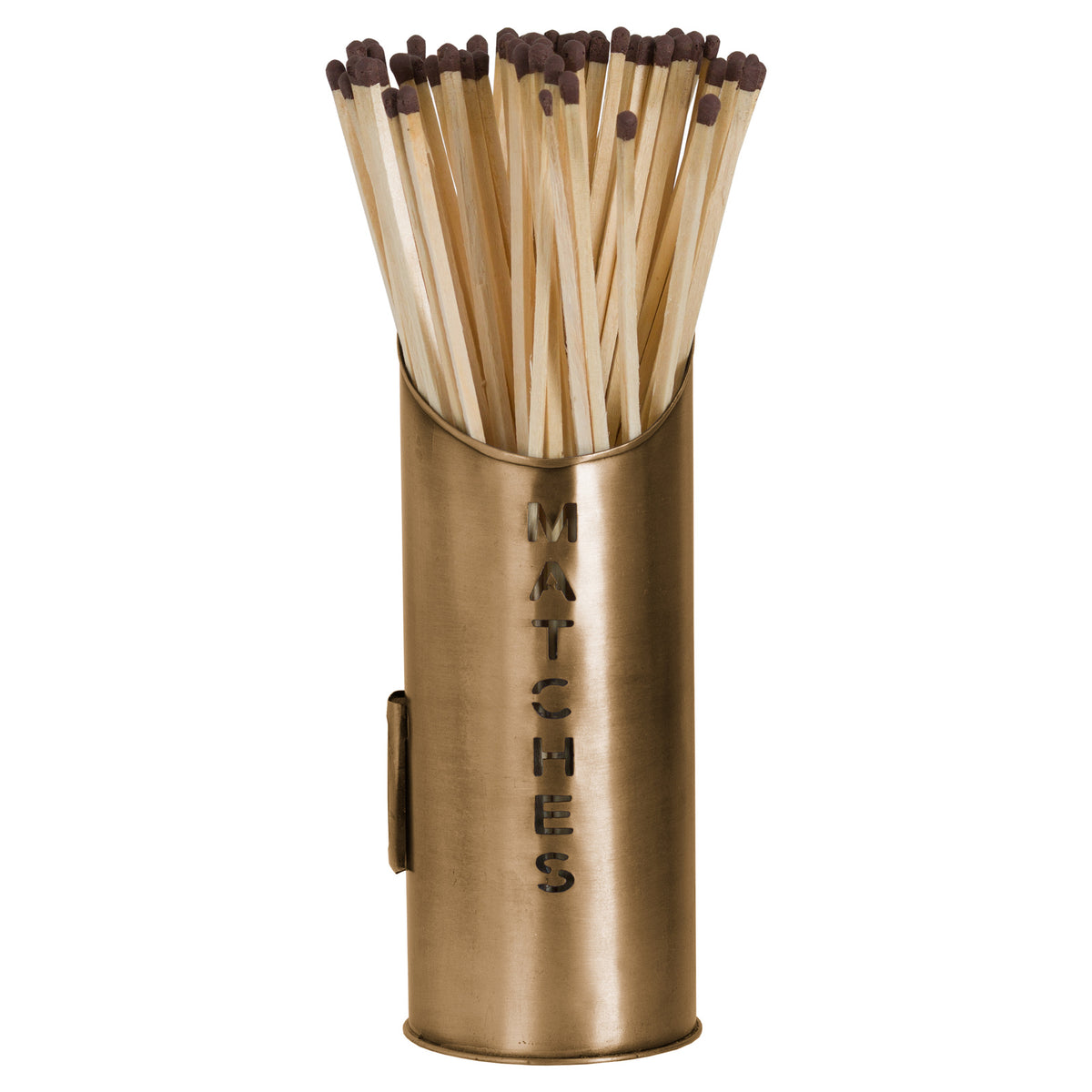 Bronze Finish Logs And Kindling Buckets & Matchstick Holder - view 5