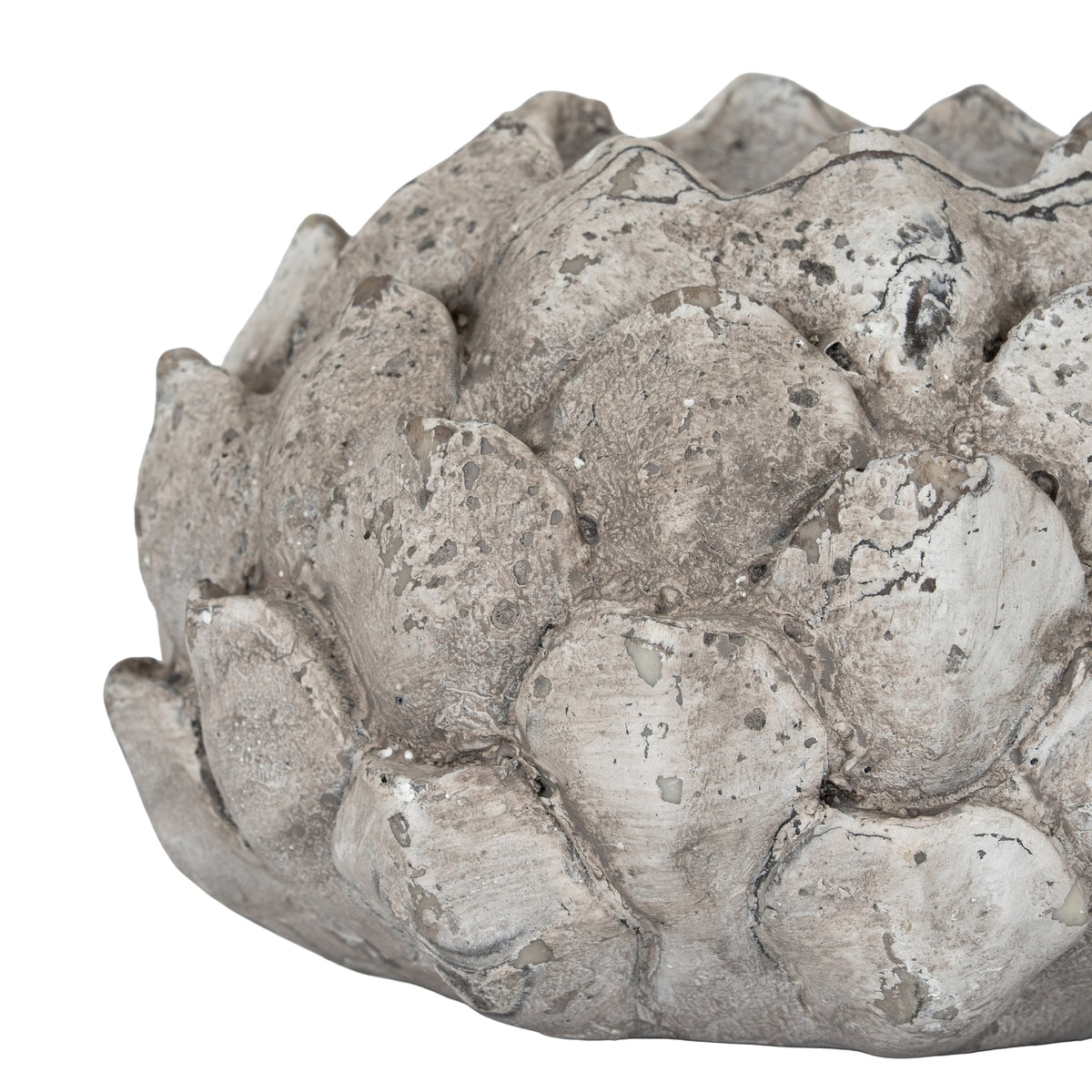 Large Stone Effect Acorn Tea Light Holder - view 3