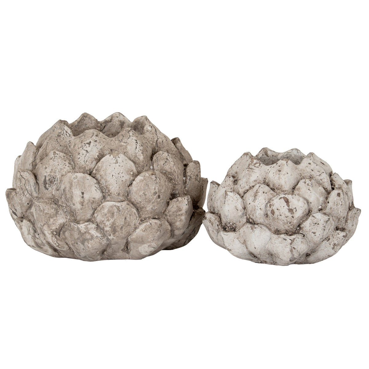 Large Stone Effect Acorn Tea Light Holder - view 4
