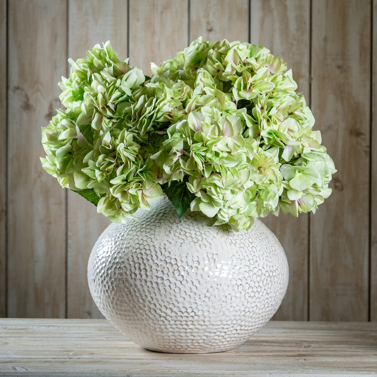 Shabby Green Hydrangea Bouquet - view 2