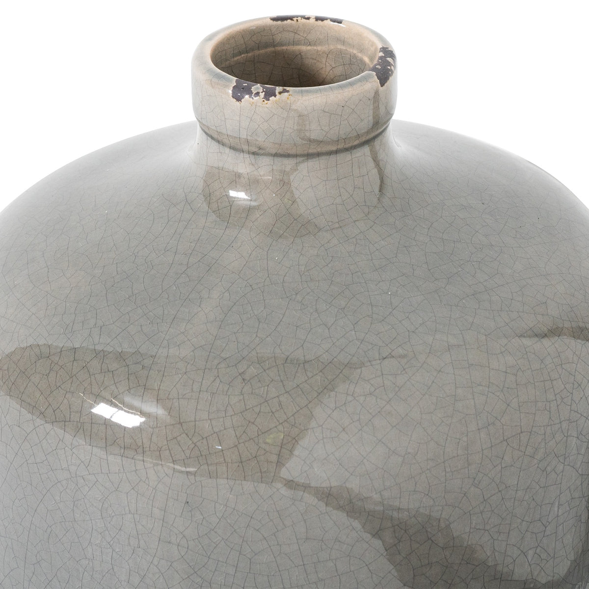 Garda Grey Glazed Eve Vase - view 2
