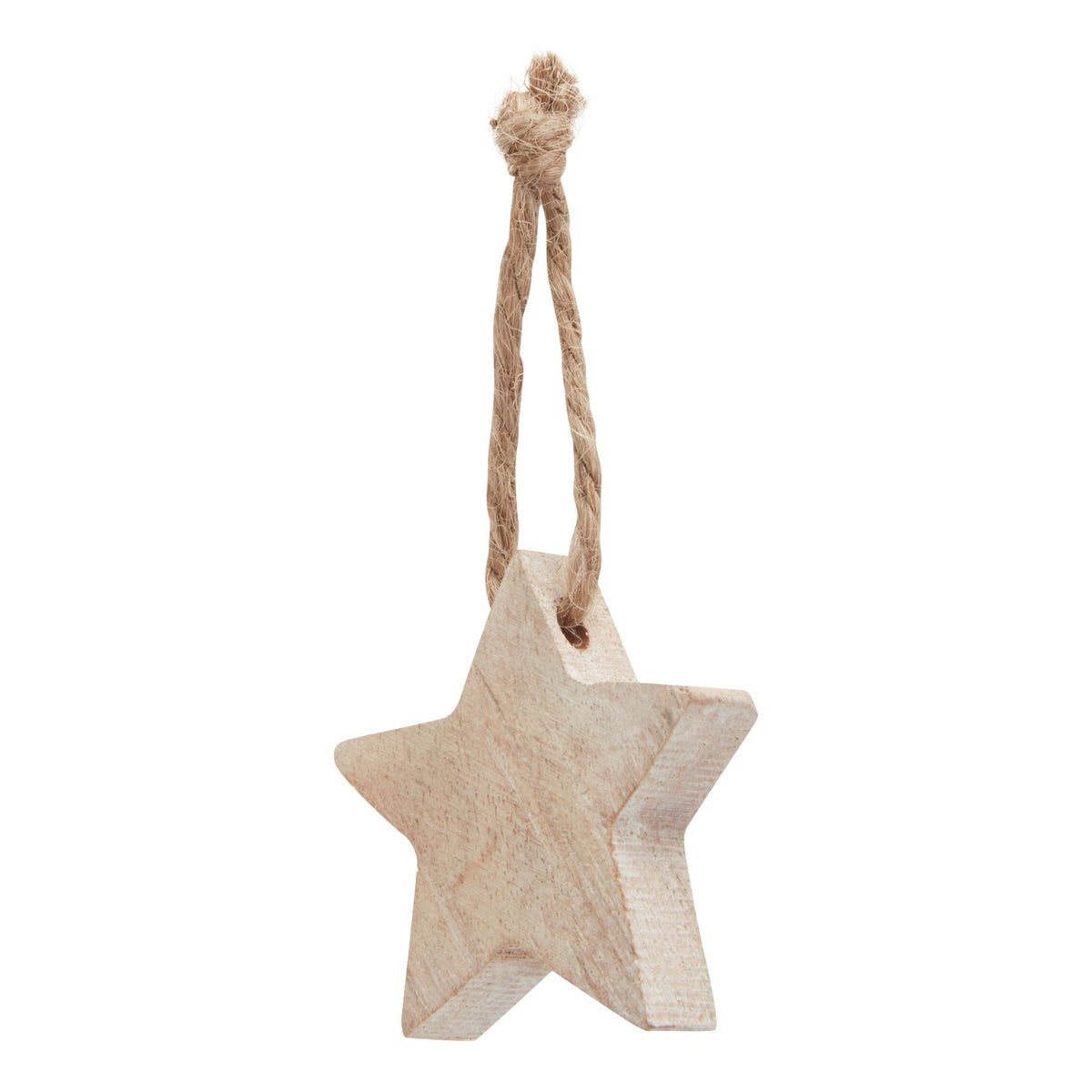 Pack Of 90 Wooden Star Hanging Decorations - view 2