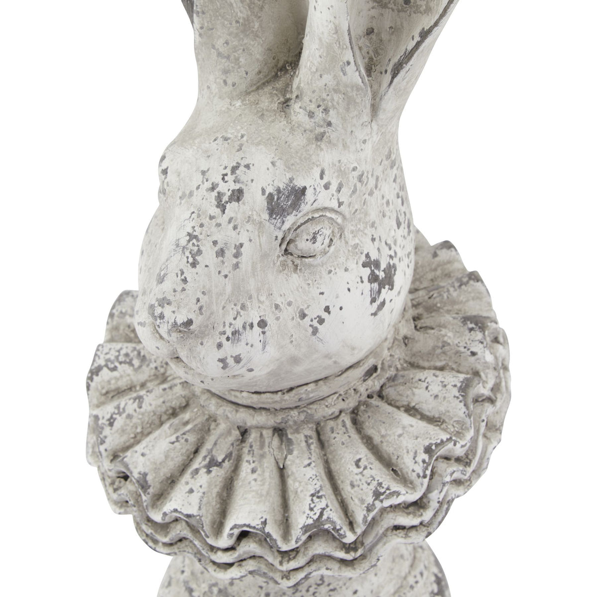 Stone Effect Ruffle Hare Ornament - view 2