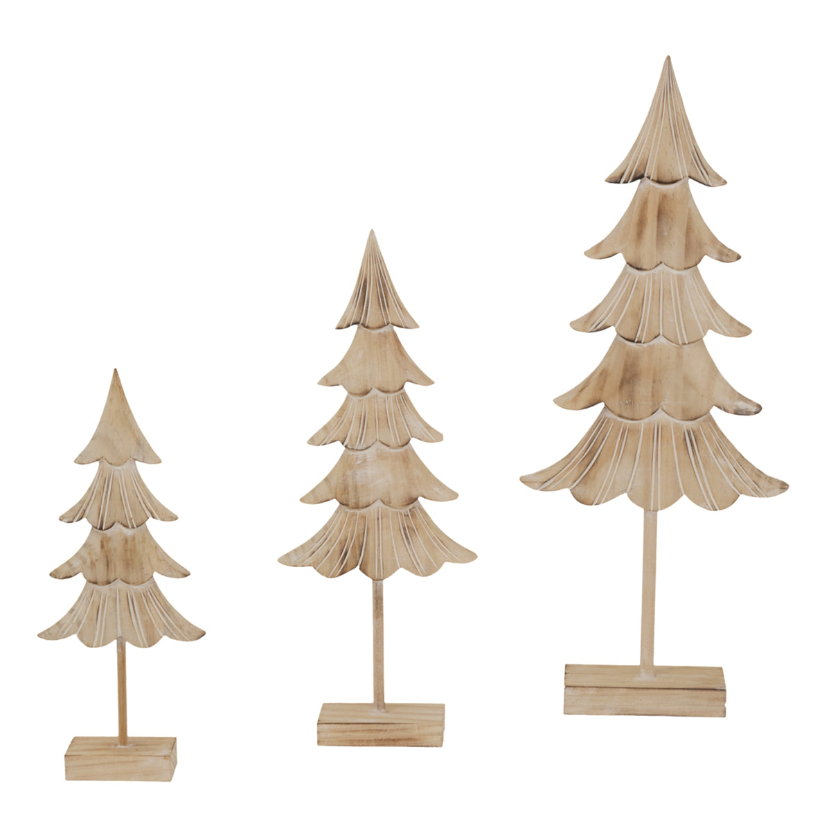 Large Rustic Fir Tree On Stand - view 3