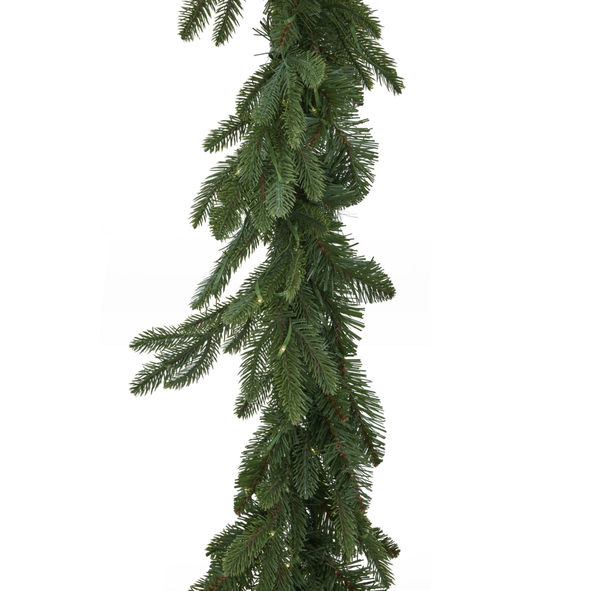 Green Pre-Lit Woodland 200 LED Fir Christmas Garland - view 2