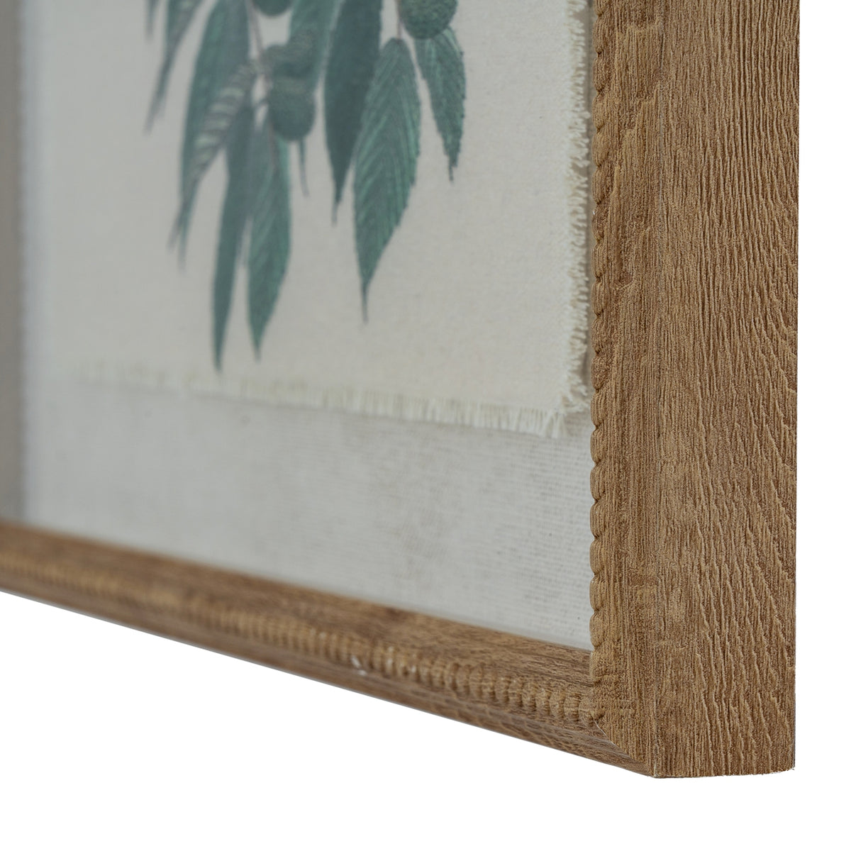 Flora & Fauna Collection Warblers on Linen in Beaded Frame - view 2