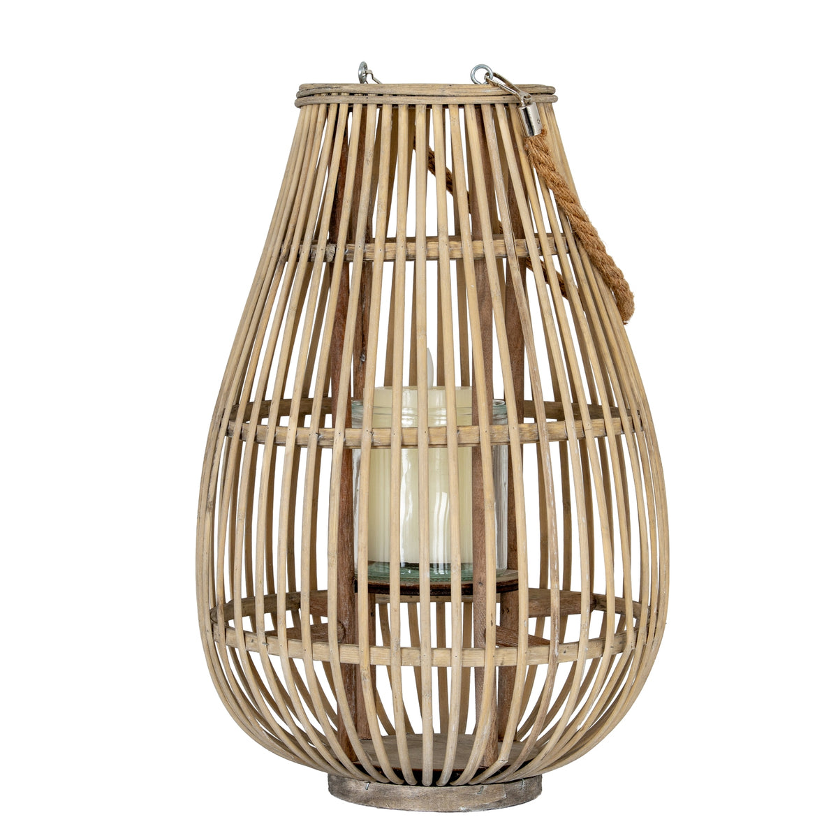 Medium Ellipse Lantern With Glass Holder - view 2