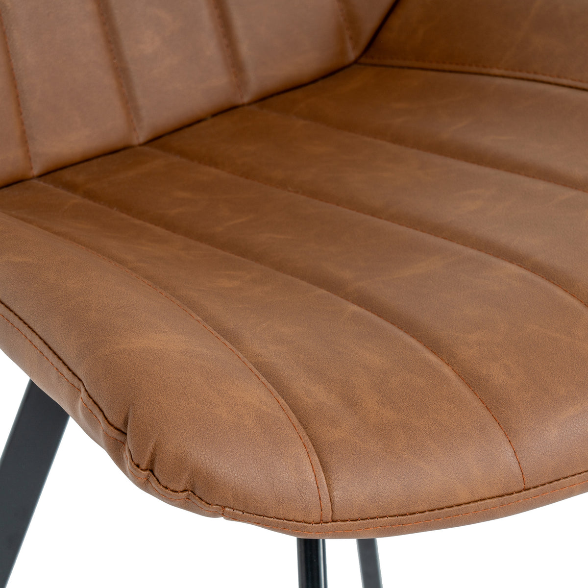 Malmo Tan Swivel Dining Chair - view 5