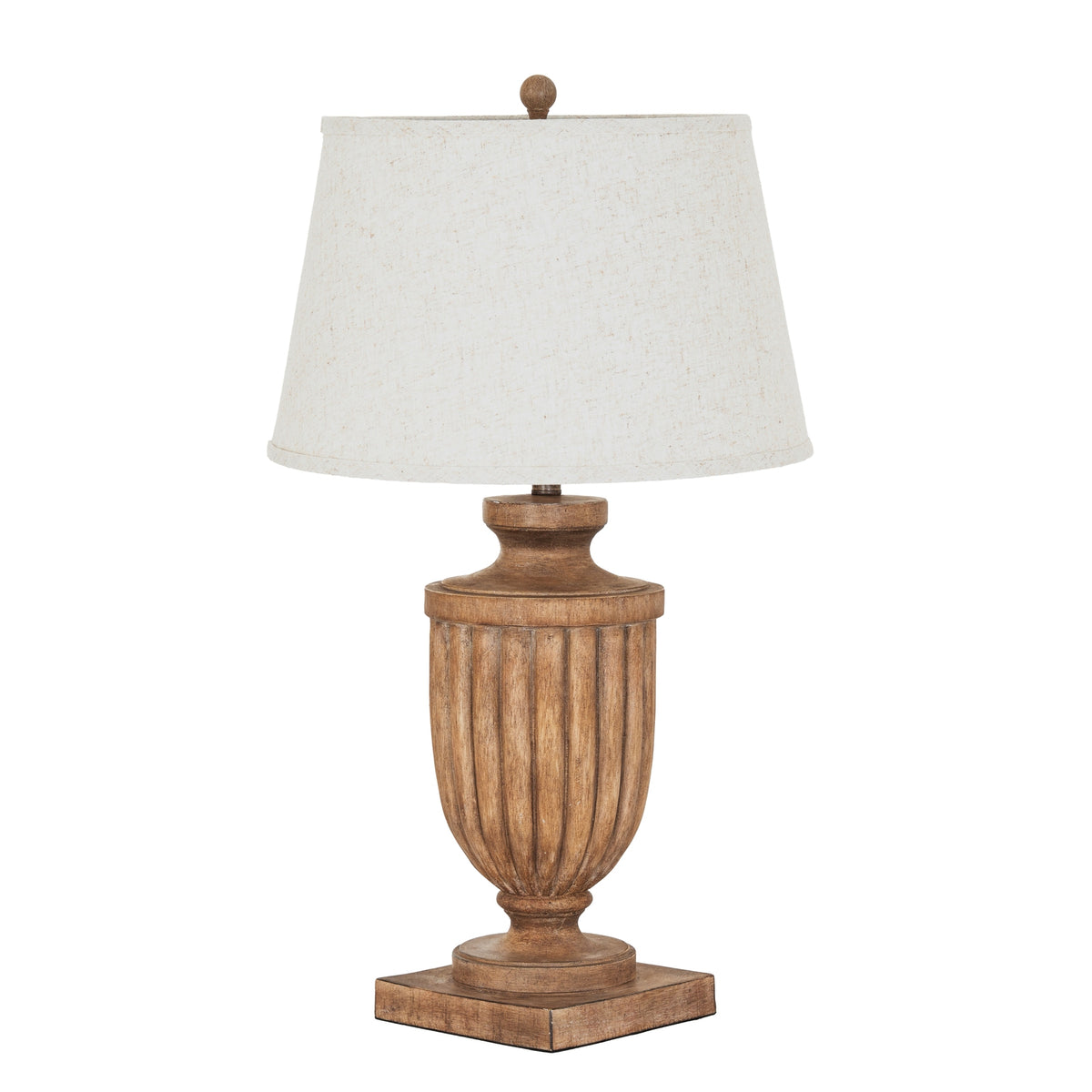 Tassora Table Lamp With Edged Linen Shade - view 4