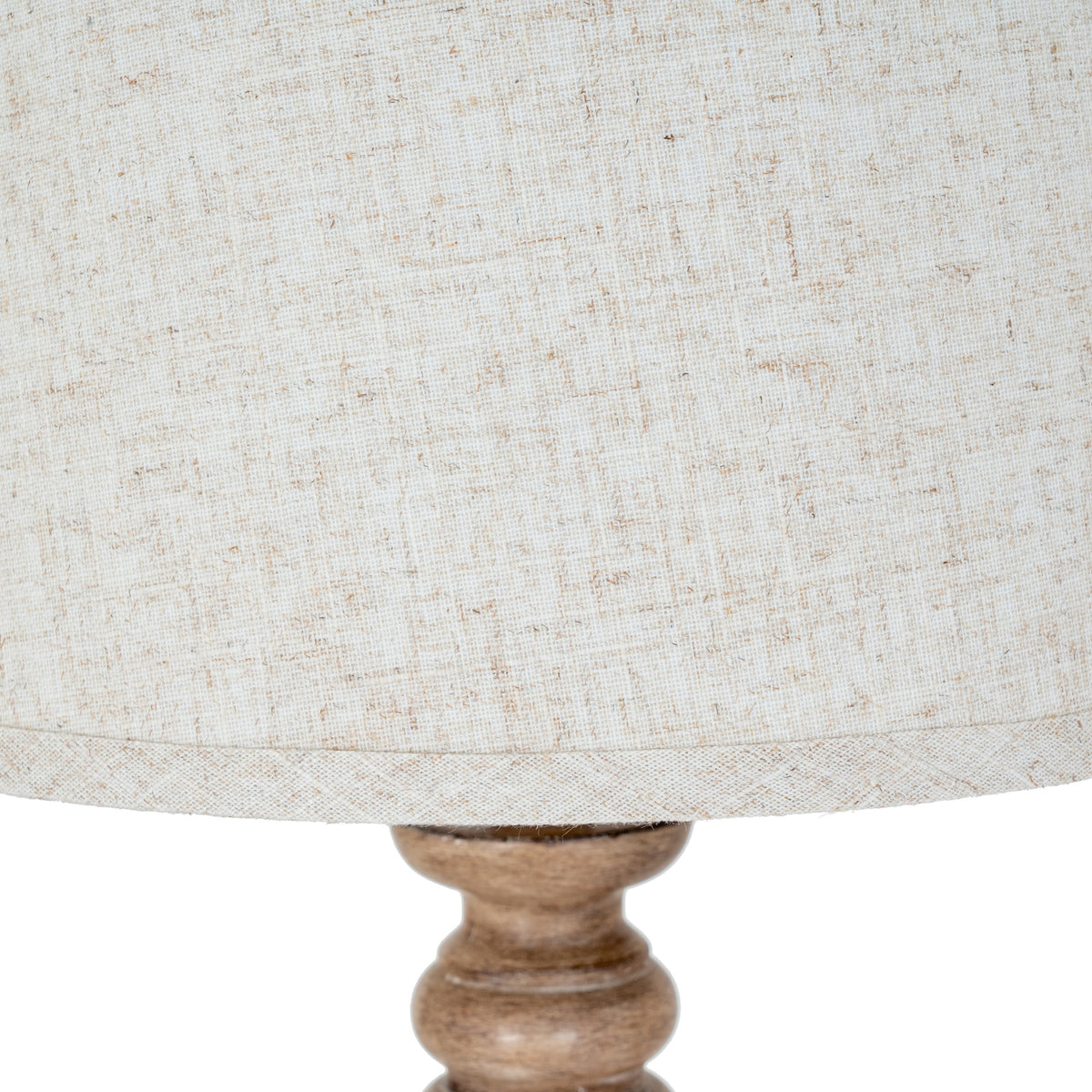 Seraphia Table Lamp With Edged Linen Shade - view 5