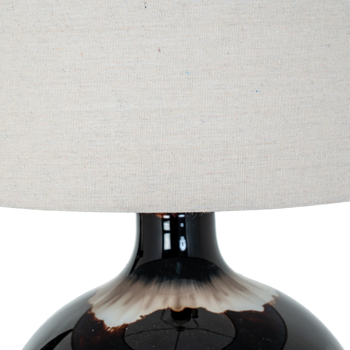Sepia Shadows Table Lamp With Linen Shade - view 5