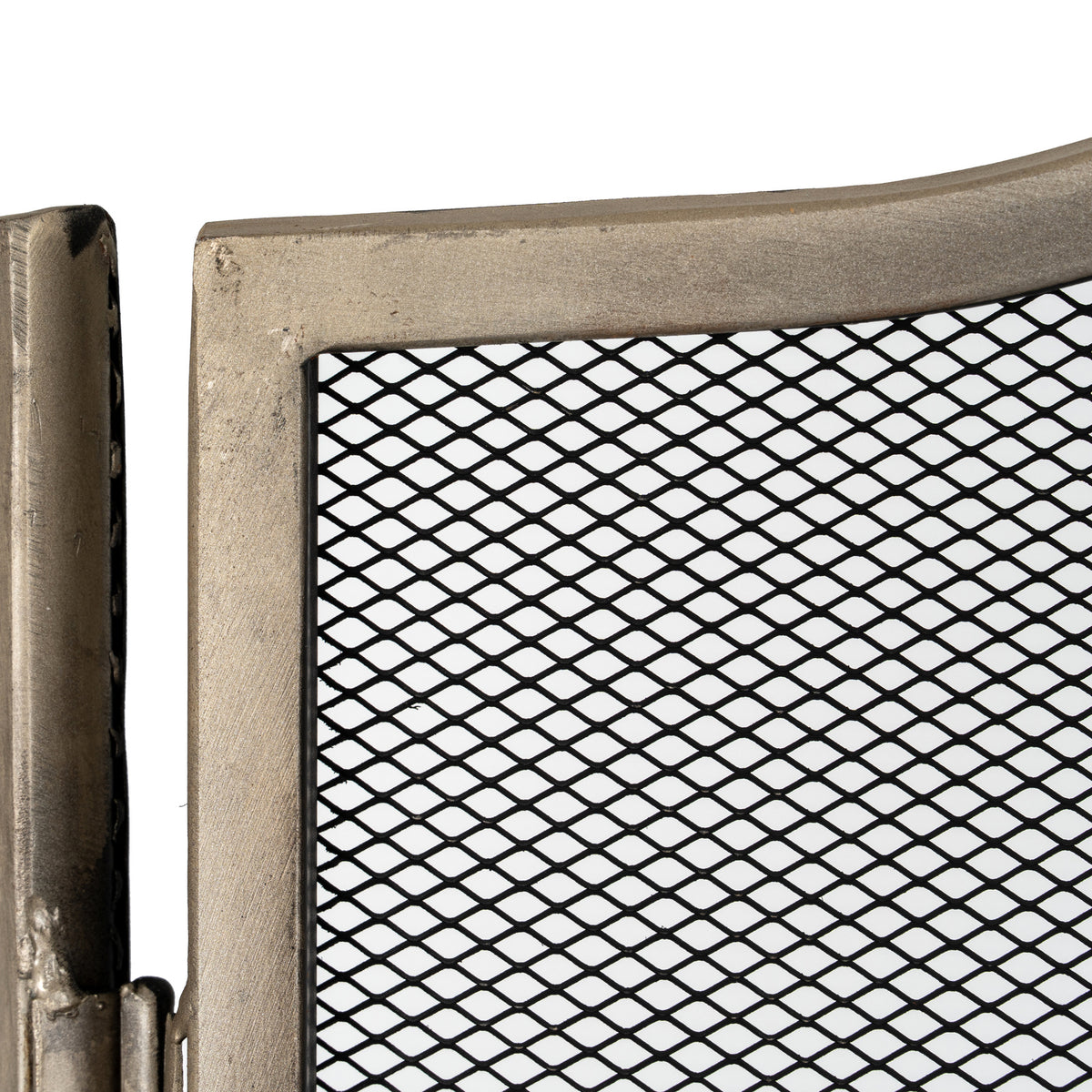 Antiqued Silver Fire Screen - view 3