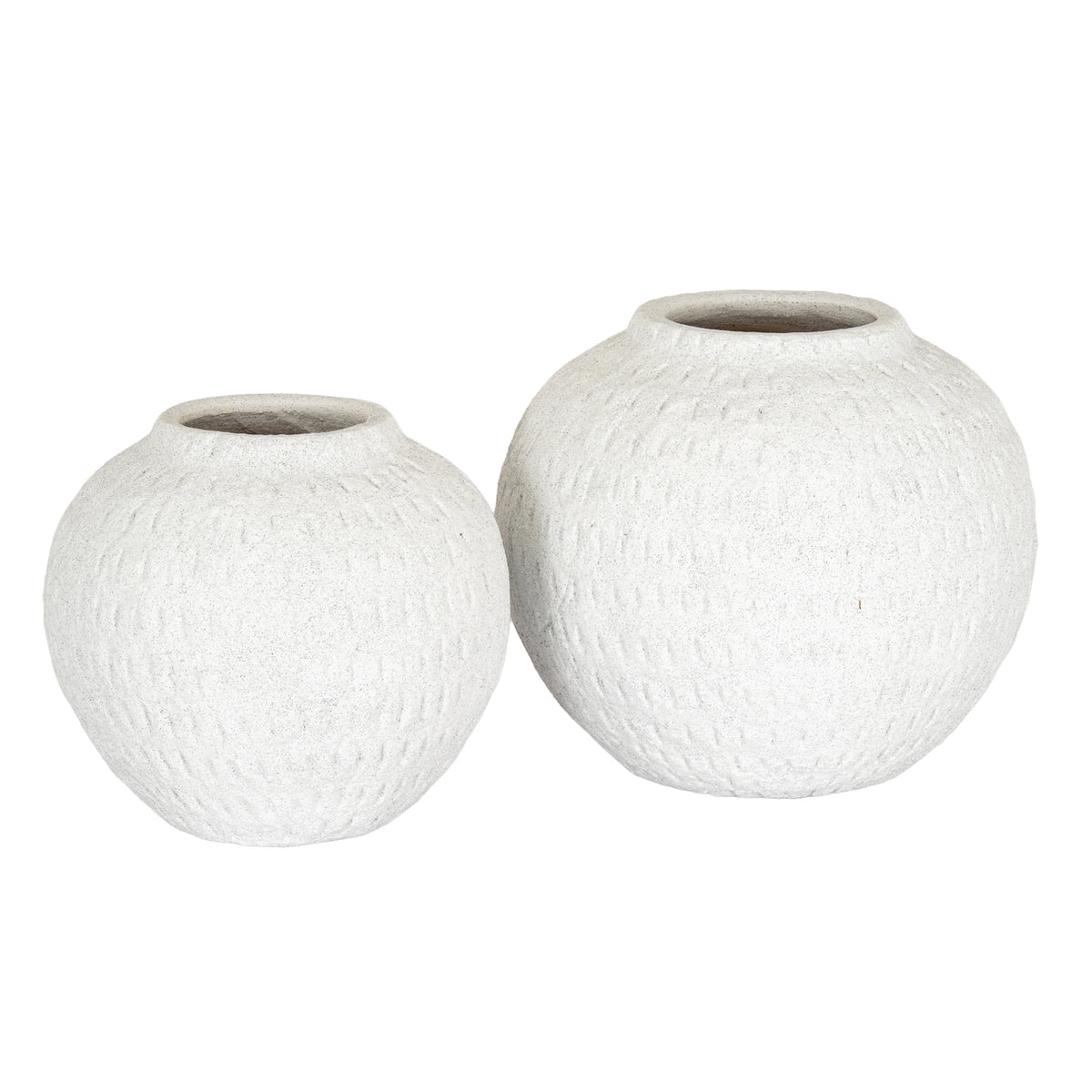 Ashen Large Round Vase - view 4