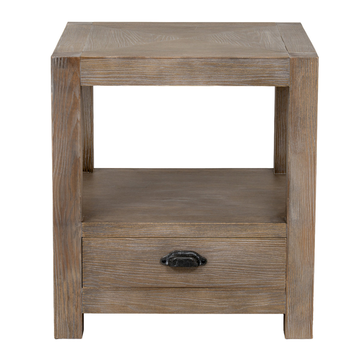 Haldon Collection 1 Drawer Side Table with Shelf - view 4