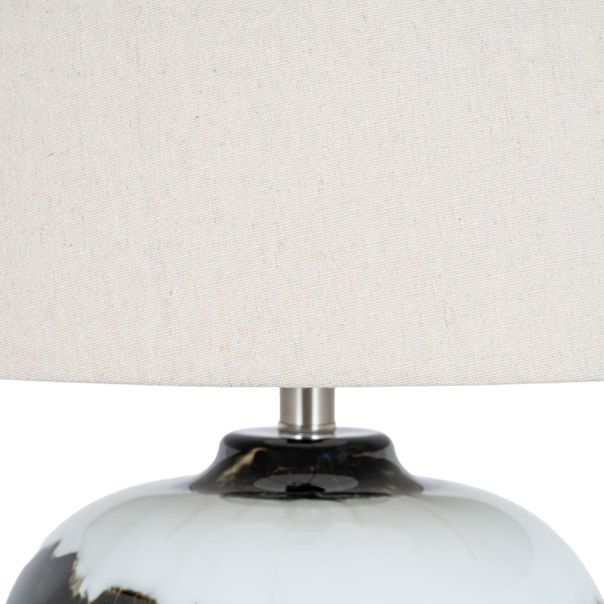 Midnight Shadows Table Lamp With Linen Shade - view 3