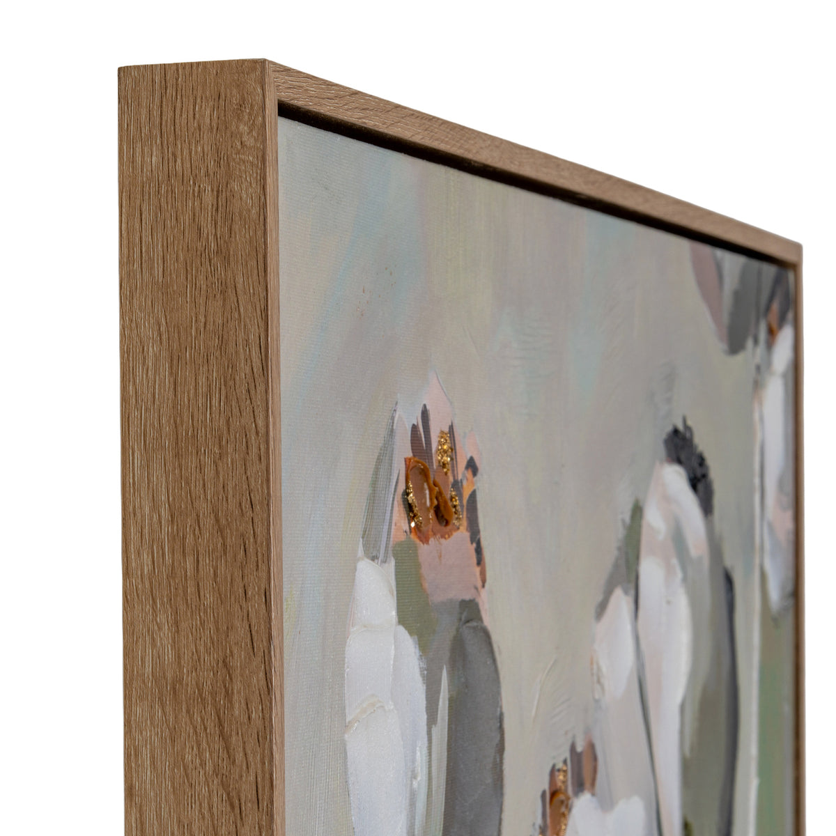 Poppy Heads Hand Painted Canvas In Frame - view 5