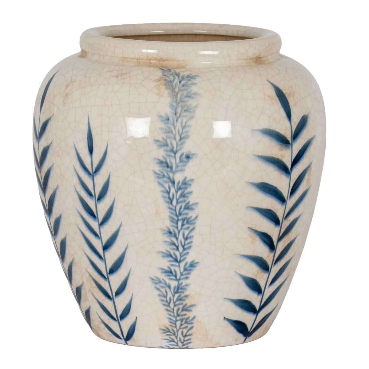 Small Blue Flora Olpe Vase - view 2