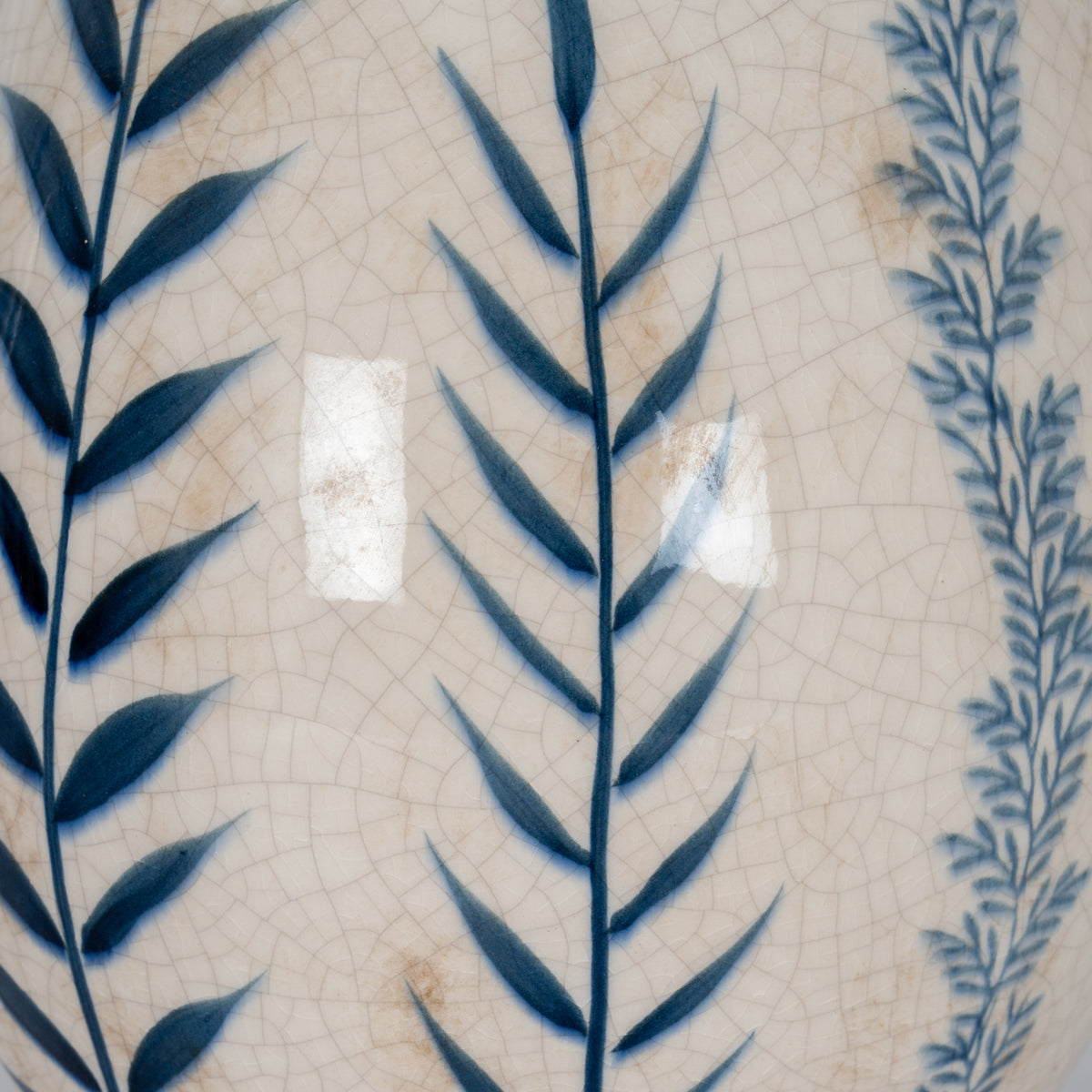Large Blue Flora Olpe Jug Vase - view 4