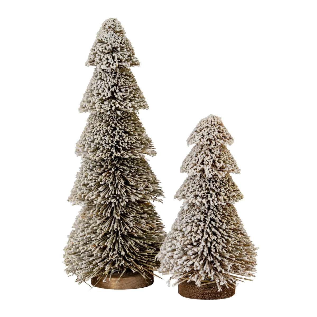 Large Tiered Snowy Brush Tree - view 3