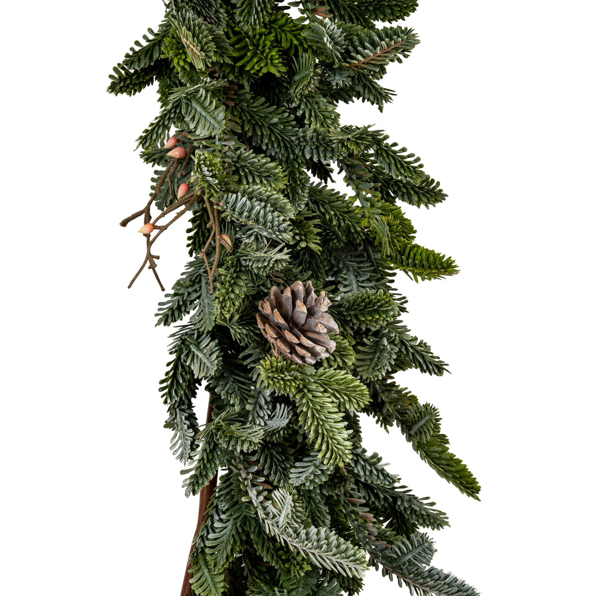 Woodland Pine Garland With Pinecones - view 2