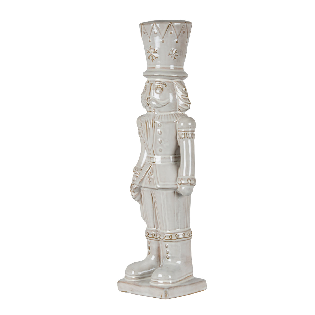 Alora Ceramic Nutcracker With Stocking - view 2