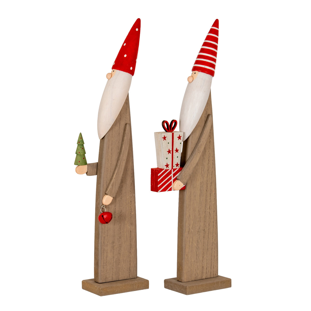 Wooden Festive Elf with Presents - view 4