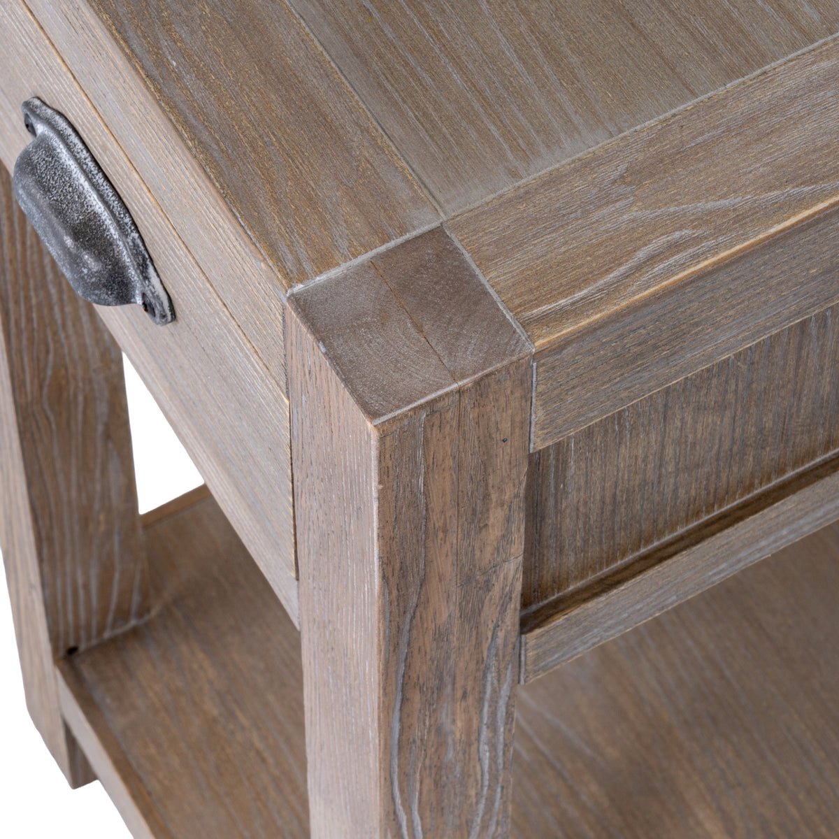 Haldon Collection Large 1 Drawer Lamp Table - view 4