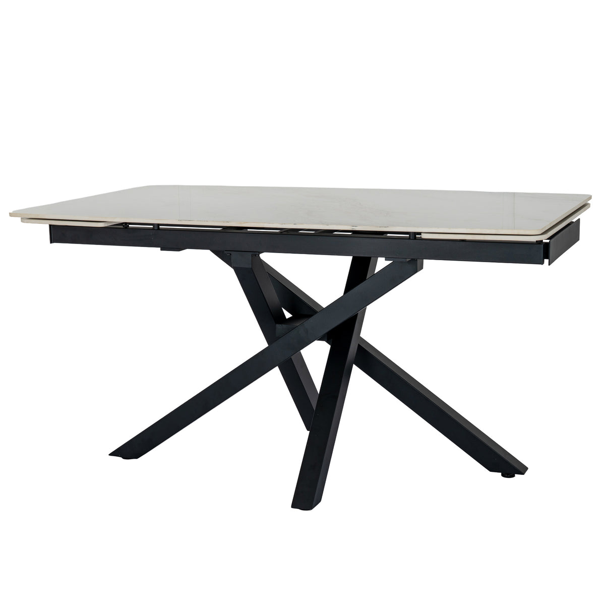 Romanby Stone Extending Dining Table - view 2
