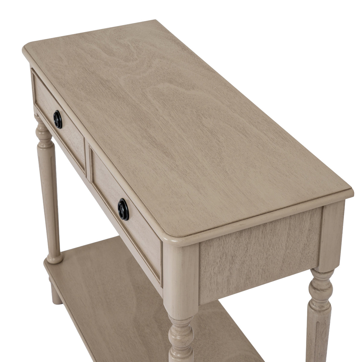 The Rowan Collection 2 Drawer Console Table With Shelf - view 2