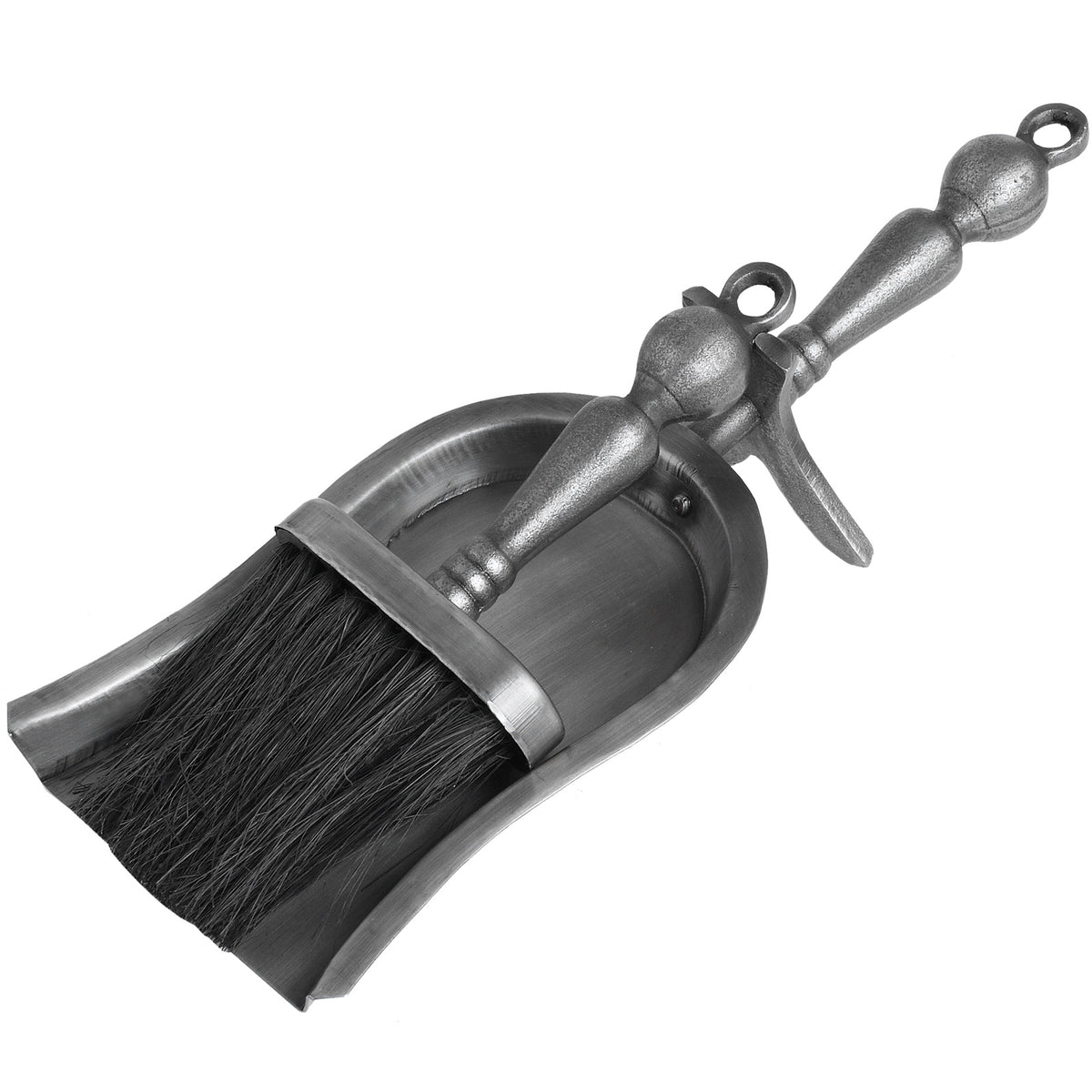 Hearth Tidy Set in Antique Pewter Effect Finish - view 2