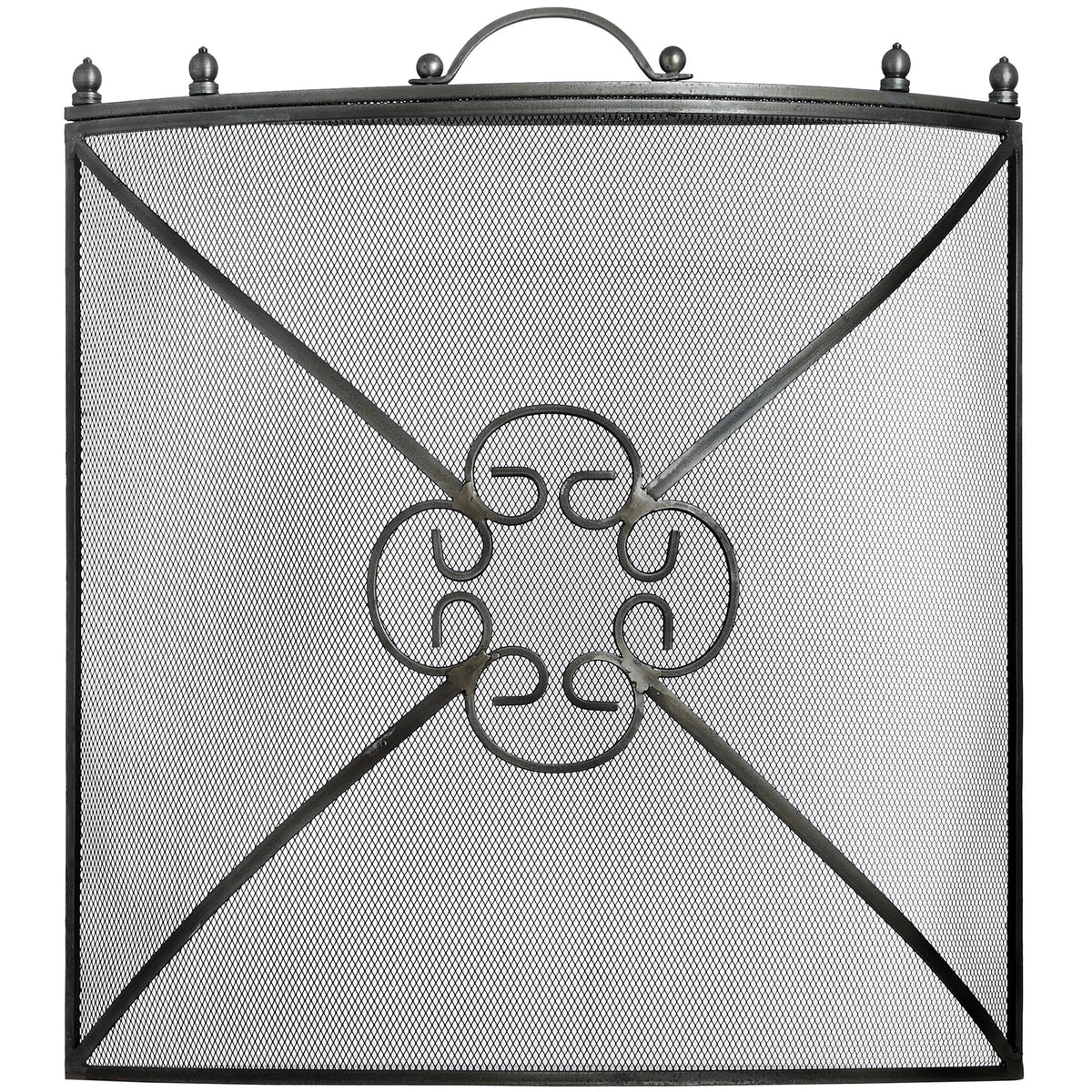 Mesh Fireguard In Antique Pewter Effect Finish - view 2