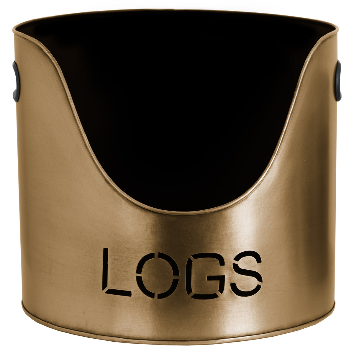 Bronze Finish Logs And Kindling Buckets & Matchstick Holder - view 3