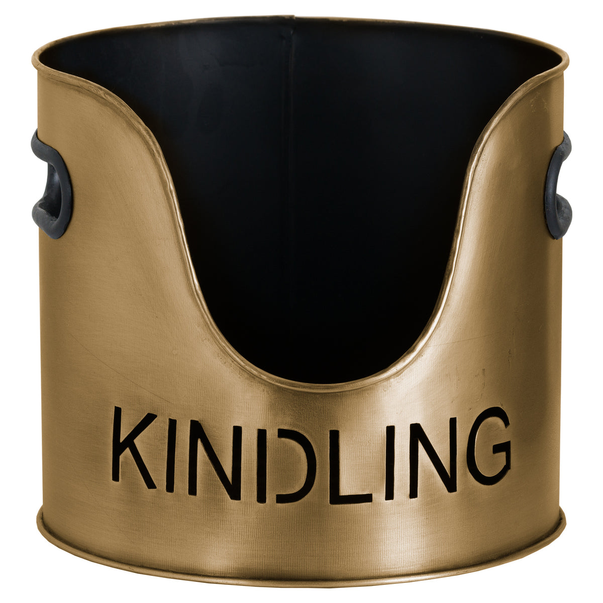 Bronze Finish Logs And Kindling Buckets & Matchstick Holder - view 4