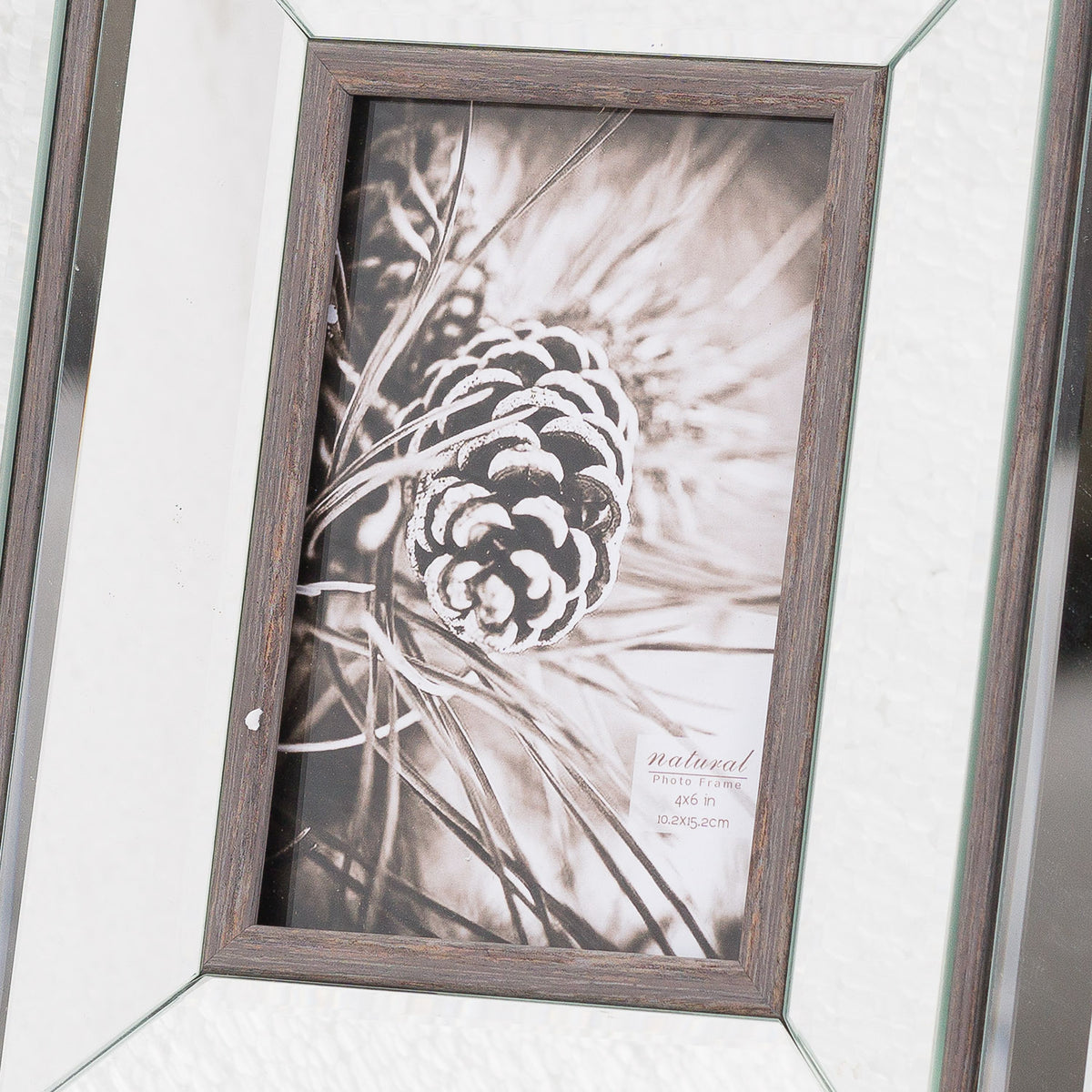 Tristan Mirror and Wood 4x6 Frame - view 2