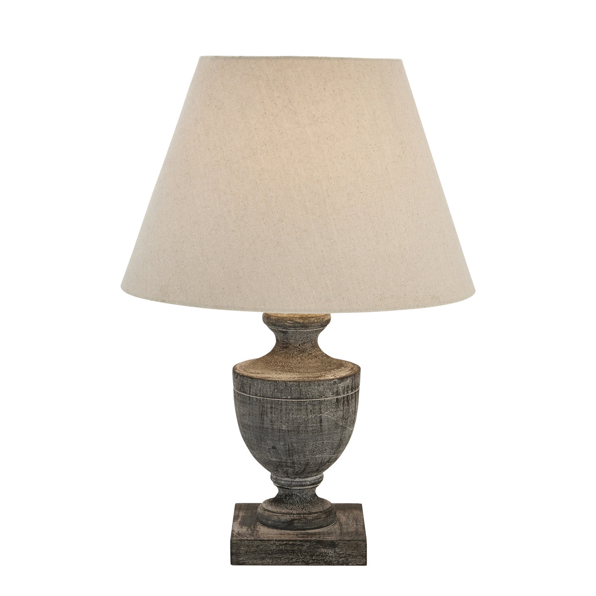 Incia Urn Wooden Table Lamp - view 3