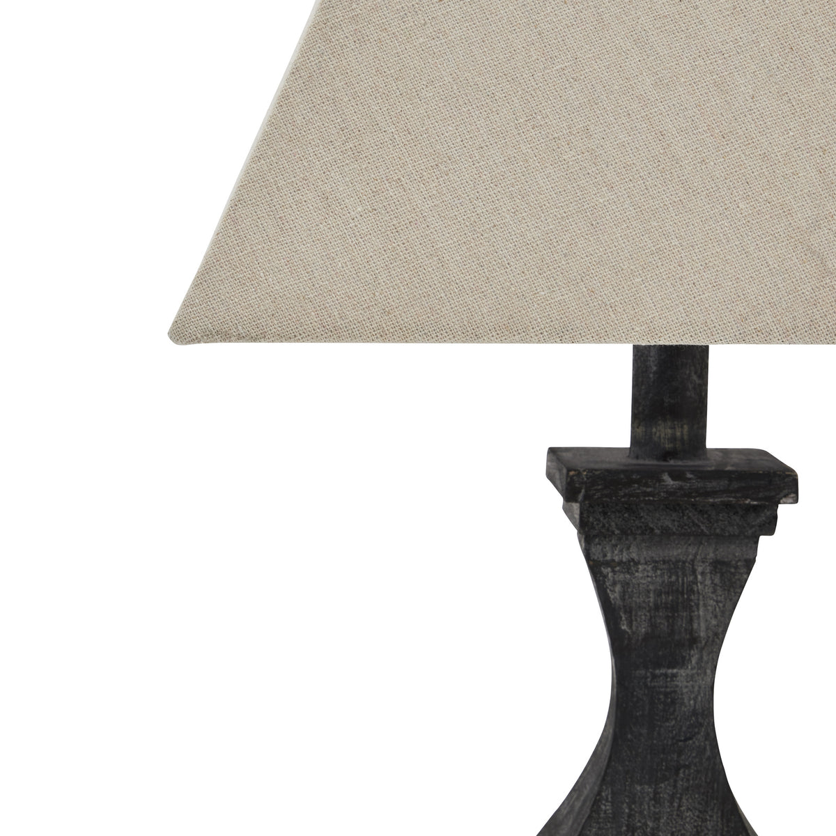 Incia Fluted Wooden Table Lamp - view 4