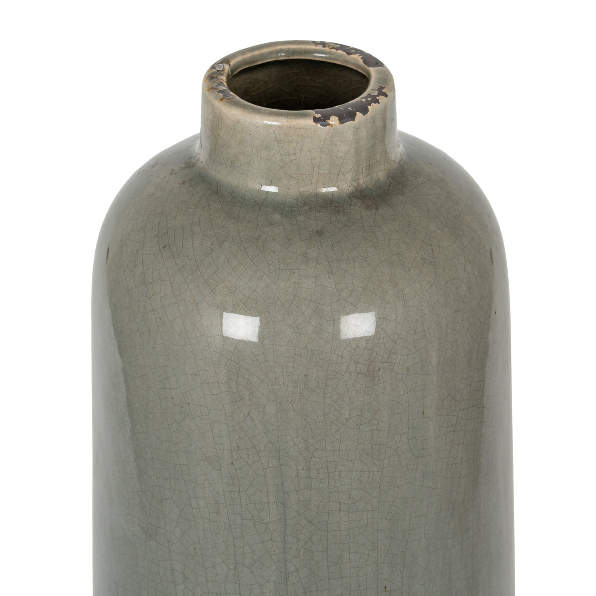 Garda Grey Glazed Raine Vase - view 2