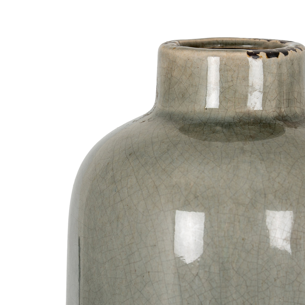 Garda Grey Glazed Raine Vase - view 3
