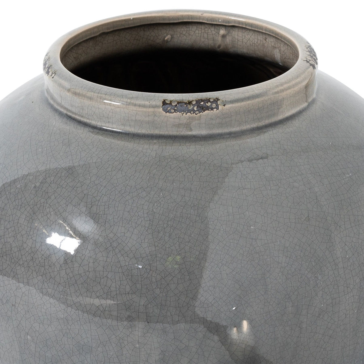 Garda Grey Glazed Juniper Vase - view 2
