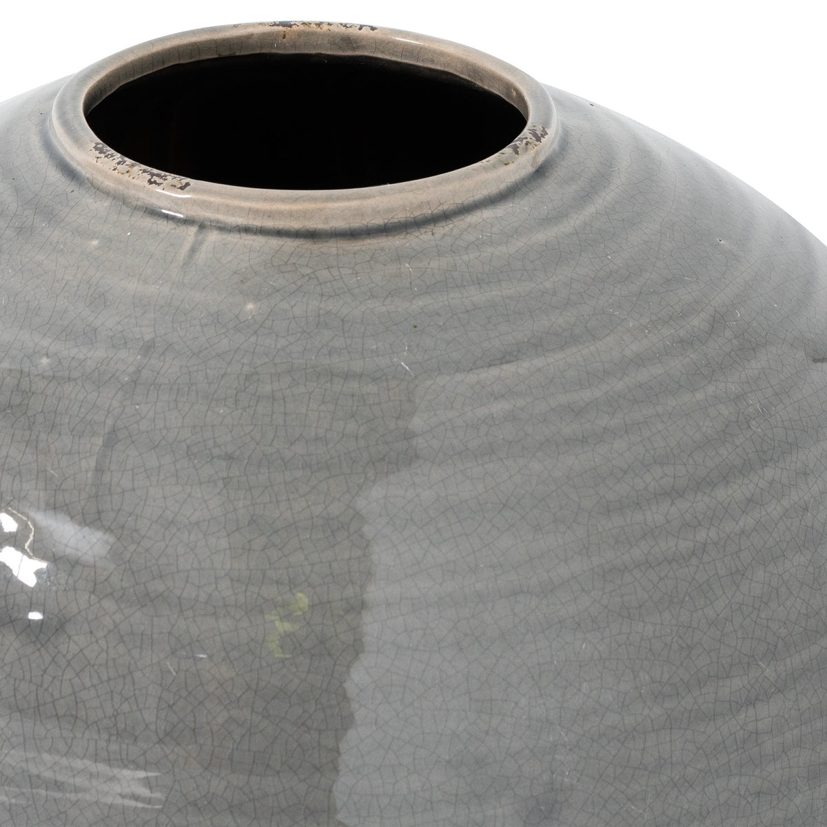 Garda Grey Glazed Regola Vase - view 2