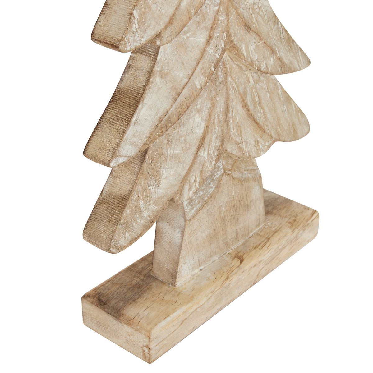 Carved Wood Christmas Tree - view 3