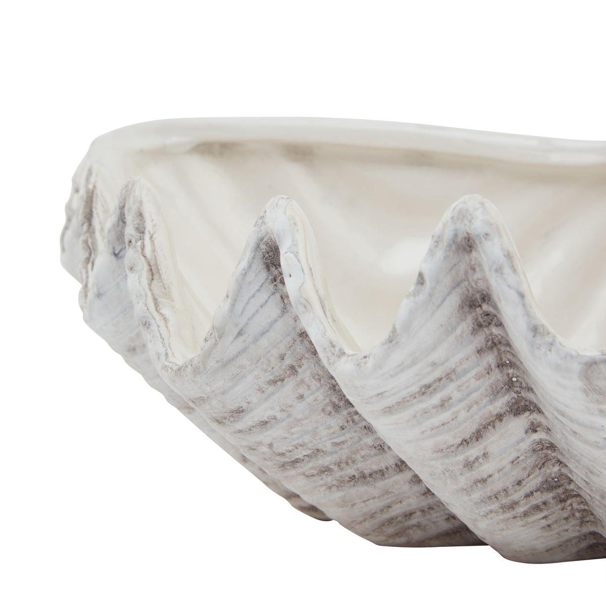 Siren Medium Ceramic Shell Bowl - view 2